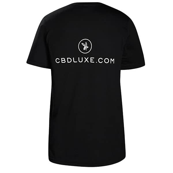 CBD LUXE T-Shirt black front