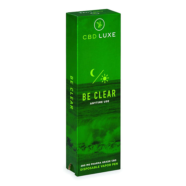 CBD Luxe Image of BE CLEAR:  CBD Vape Pen - 200 mg