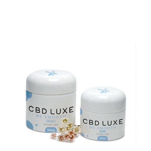 cbd luxe topical be smooth facial night group